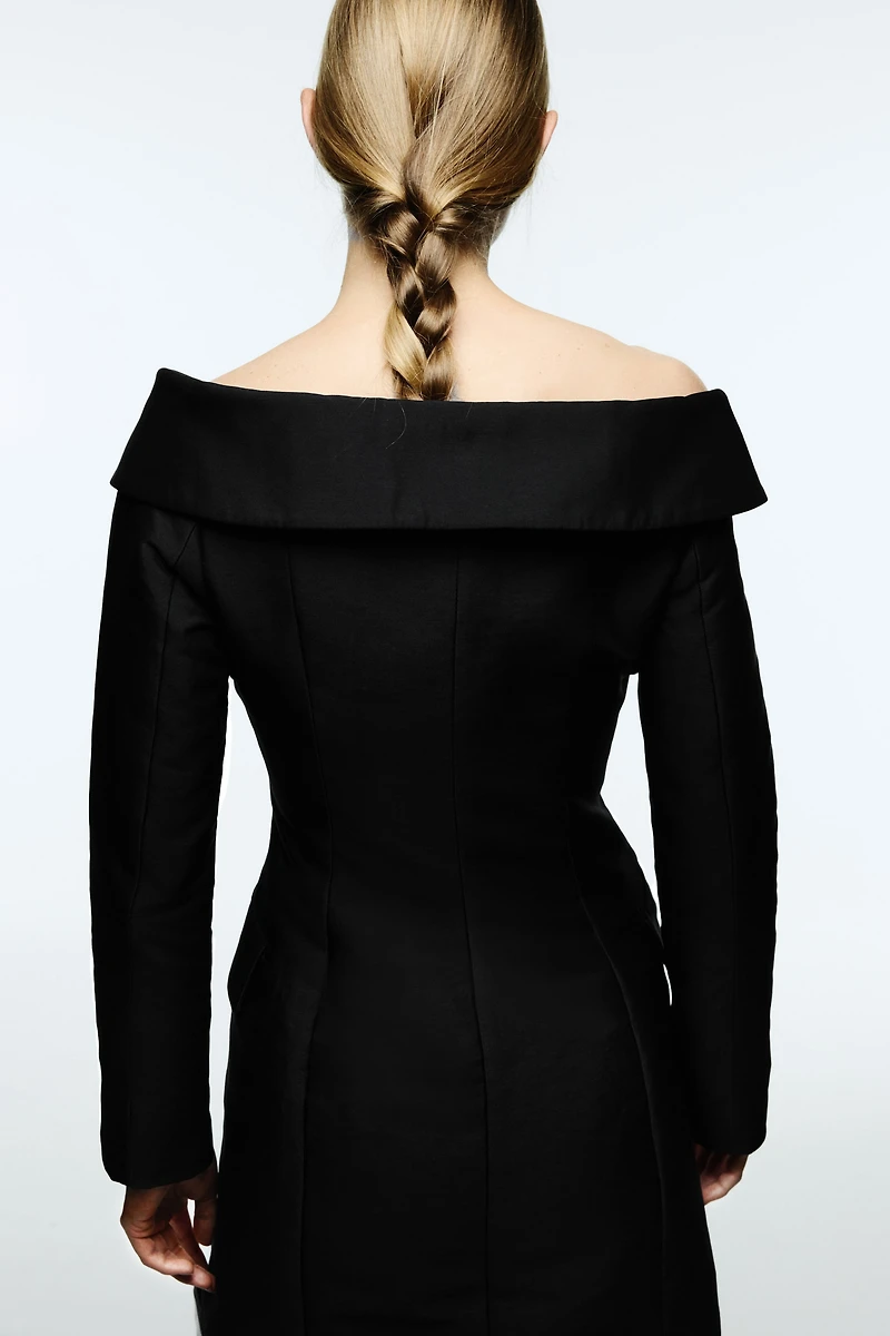 Double-Breasted Jacket Dress