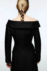 Double-Breasted Jacket Dress