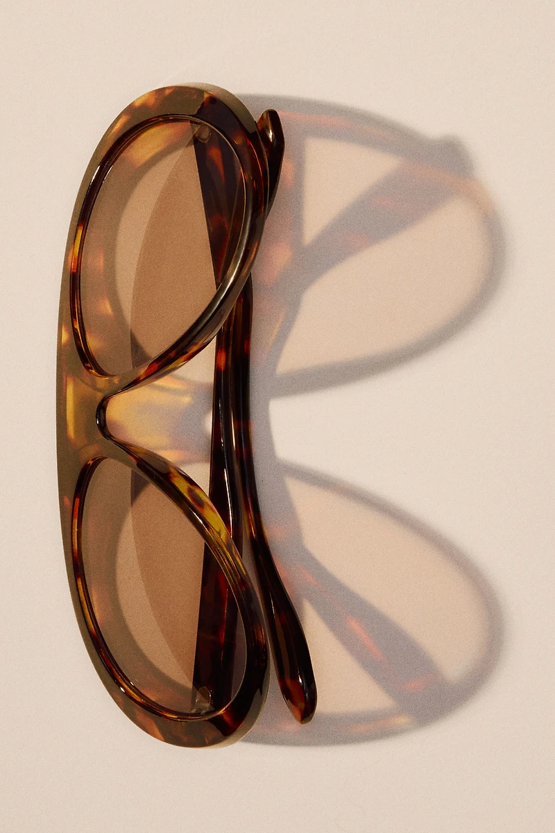 Aviator-style sunglasses