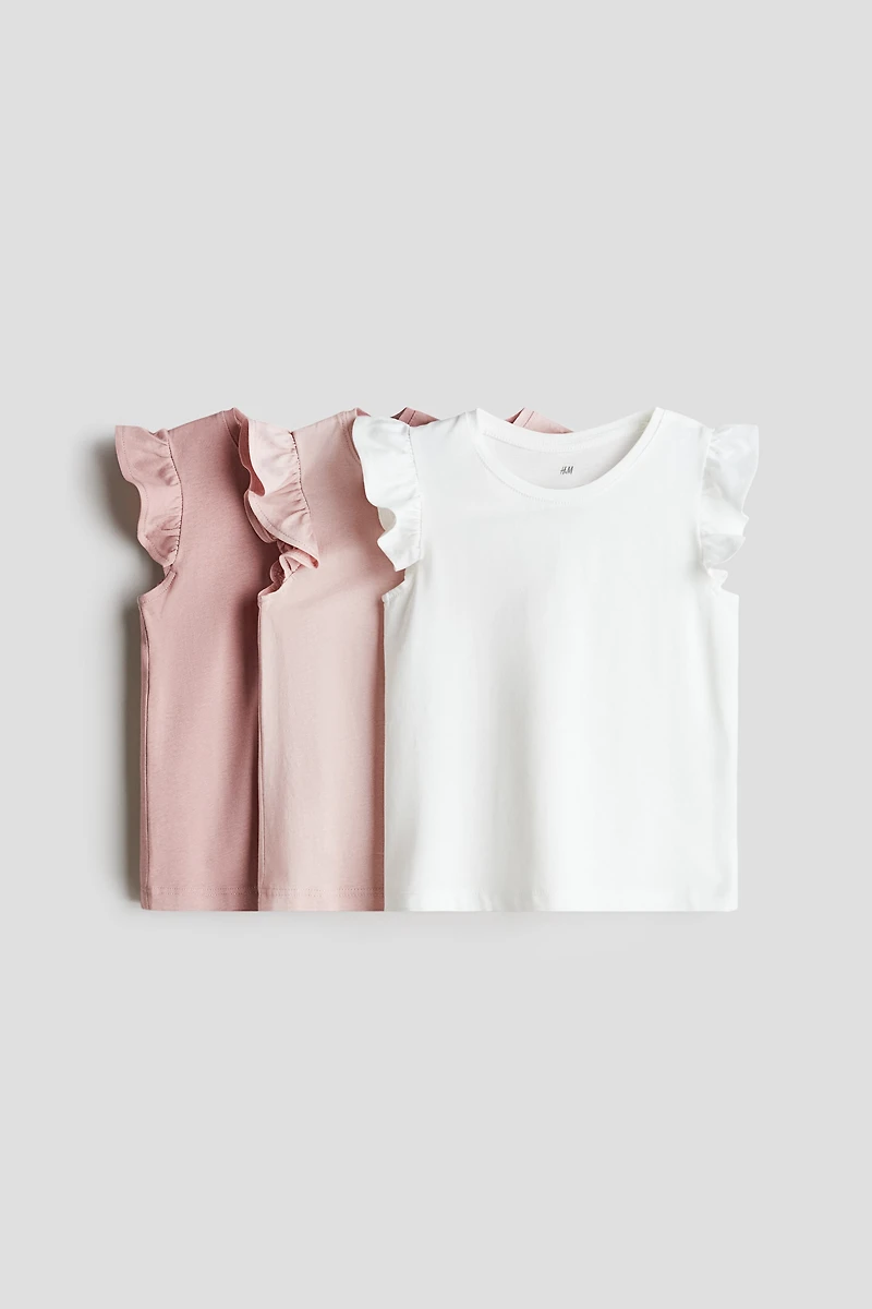 3-pack Flutter-sleeved Tops
