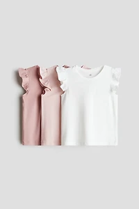 3-pack Flutter-sleeved Tops