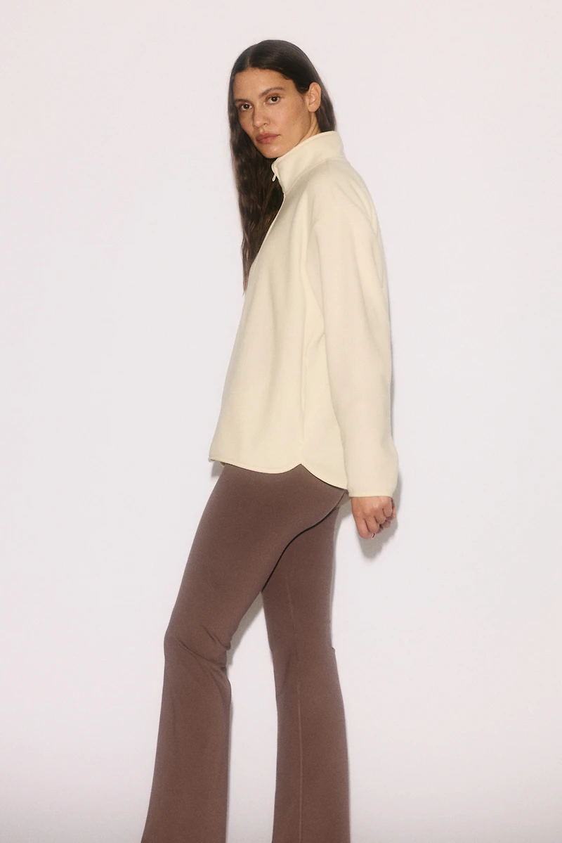 Regular-Fit Fleece Activewear Jacket