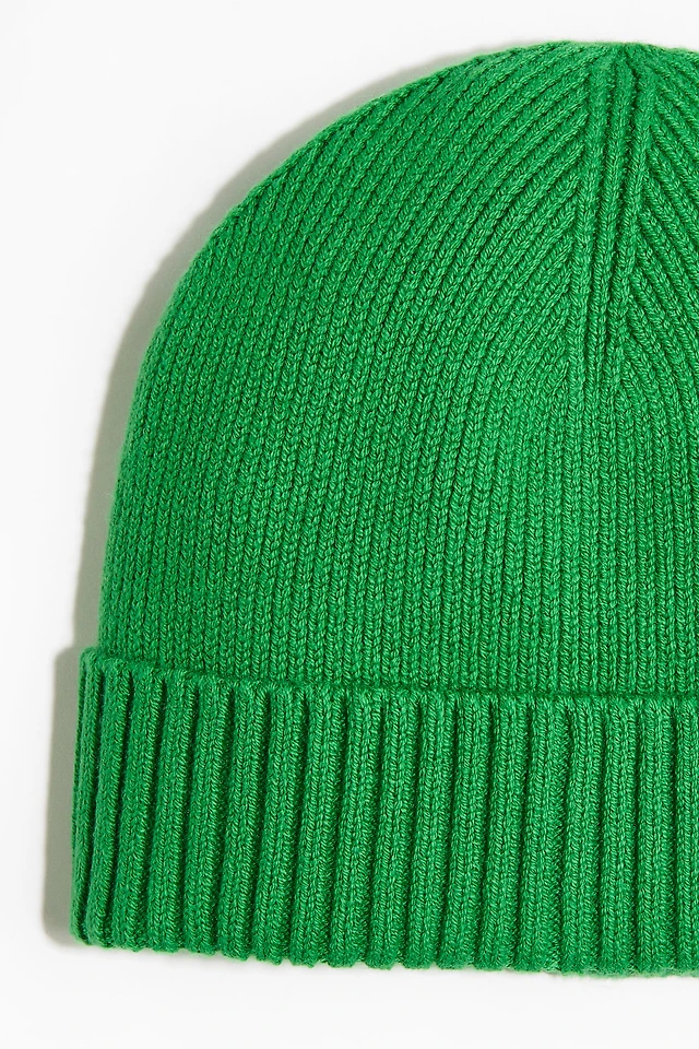 Rib-Knit Beanie