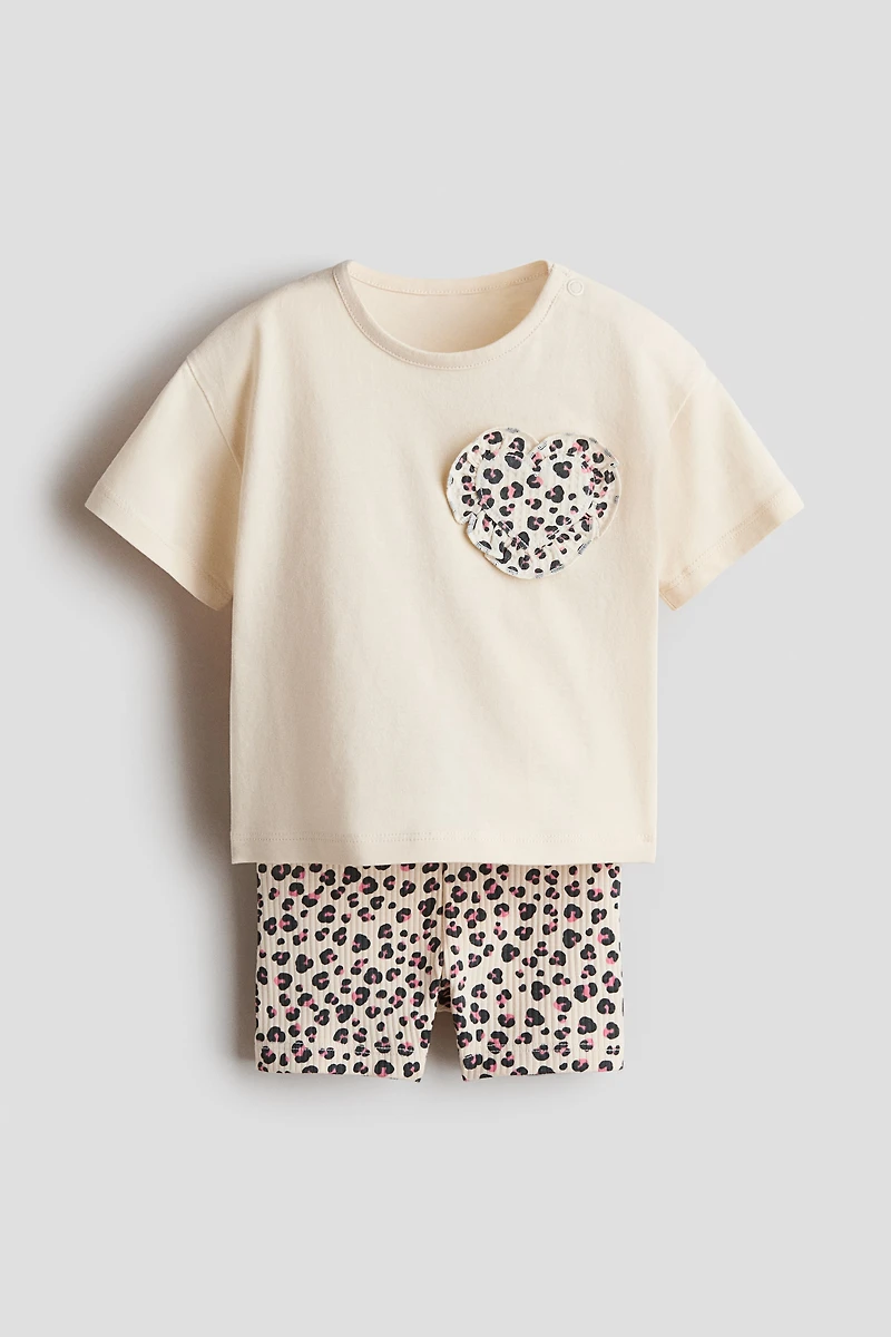 2-Piece Top and Shorts Set