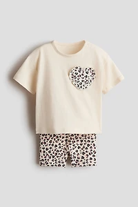 2-Piece Top and Shorts Set