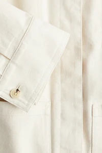 Veste-chemisier en sergé