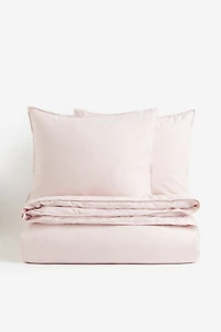Linen-blend King/Queen Duvet Cover Set