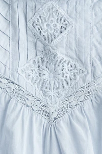 Haut en coton à plis nervurés