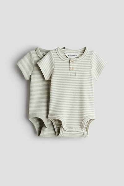 2-pack Henley Bodysuits