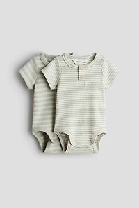 2-pack Henley Bodysuits