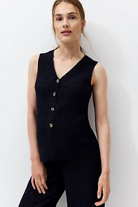 Ensemble 2 pièces MAMA en jersey froissé