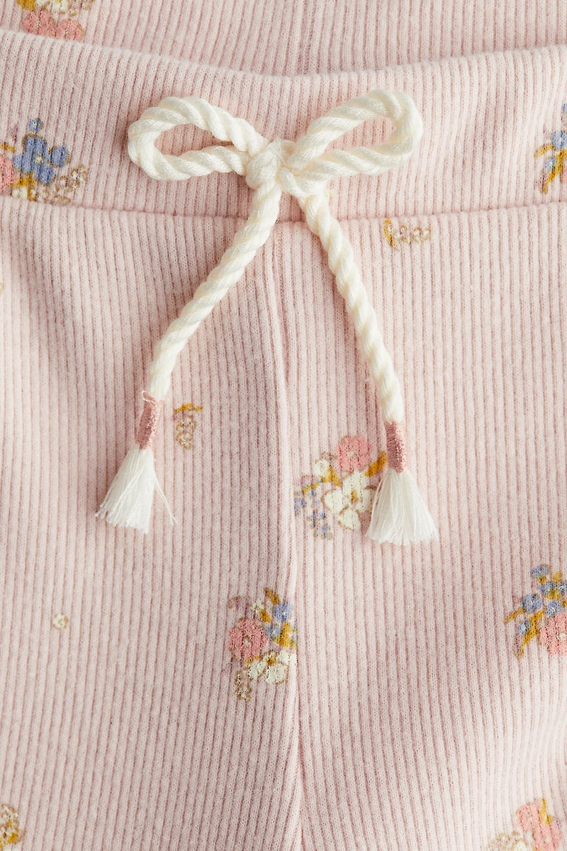 Ribbed Jersey Leggings