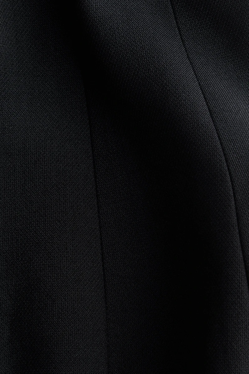 Wool-Blend Hourglass Blazer