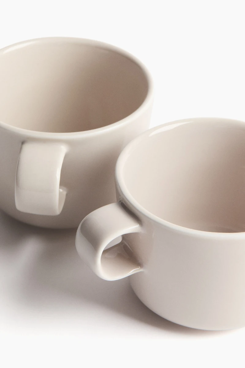 2-Pack Porcelain Mugs