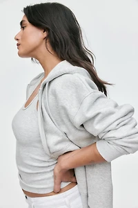 Veste à capuchon glissière