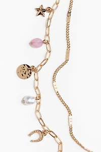 Lot de 2 bracelets en métal
