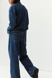 Wide-leg Denim Pants