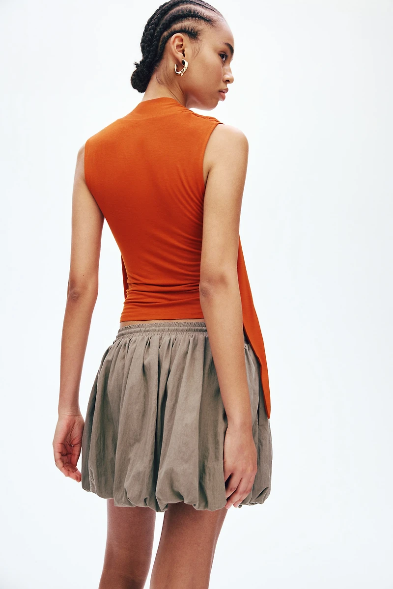 Top with Scarf Collar