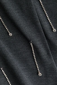 Rhinestone-Embellished Dress