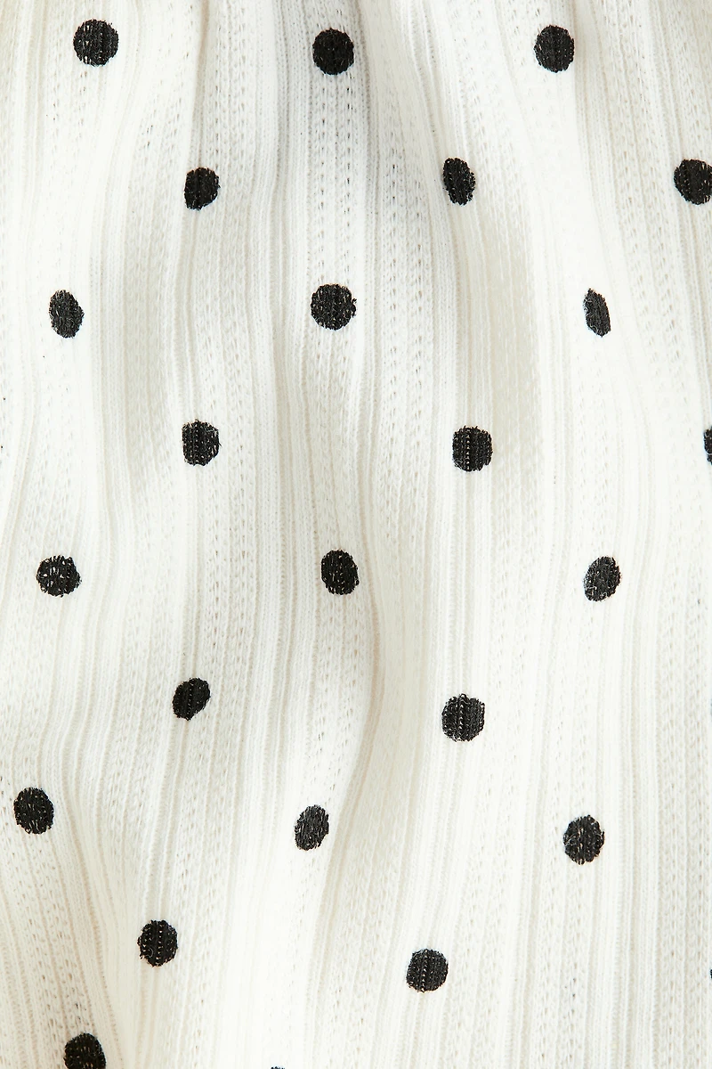 Pointelle Jersey Shorts