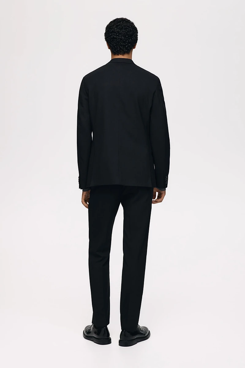 Slim-Fit Single-Breasted Jacket