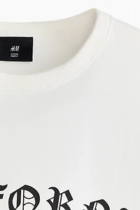 Loose-Fit Printed Sleeveless T-Shirt