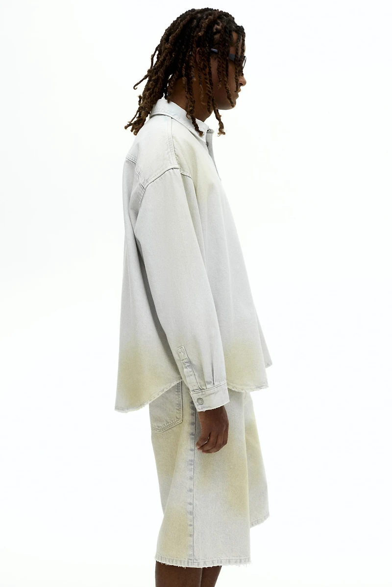 Chemise ample en denim