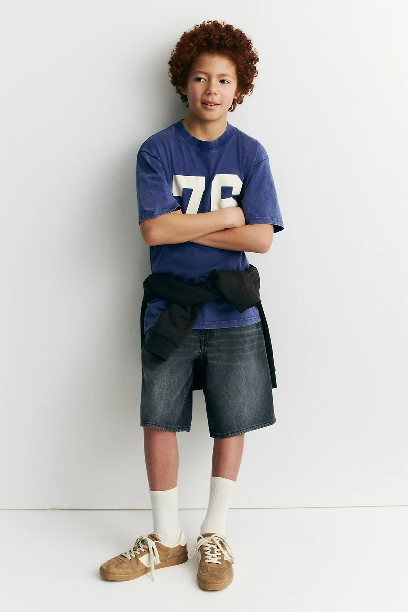 2-Pack Loose-Fit Denim Shorts