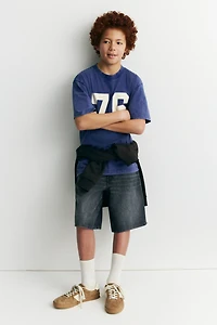 2-Pack Loose-Fit Denim Shorts