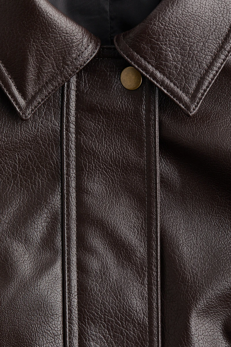 Coated Biker Jacket