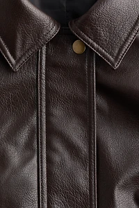Coated Biker Jacket