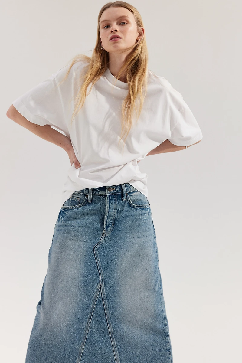A-Line Denim Skirt