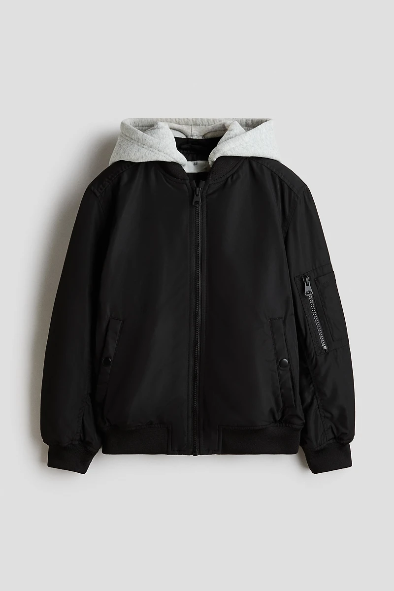 Hooded Bomber Jacket