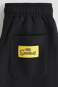 Printed Brushed-Inside Sweatshorts