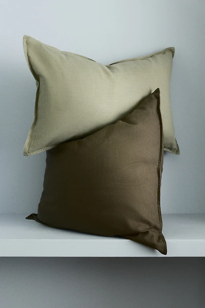 Linen-blend Cushion Cover