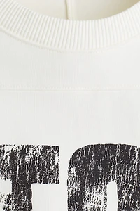 Oversized-Fit Cropped T-Shirt
