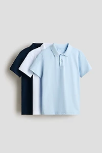 3-pack Cotton Polo Shirts