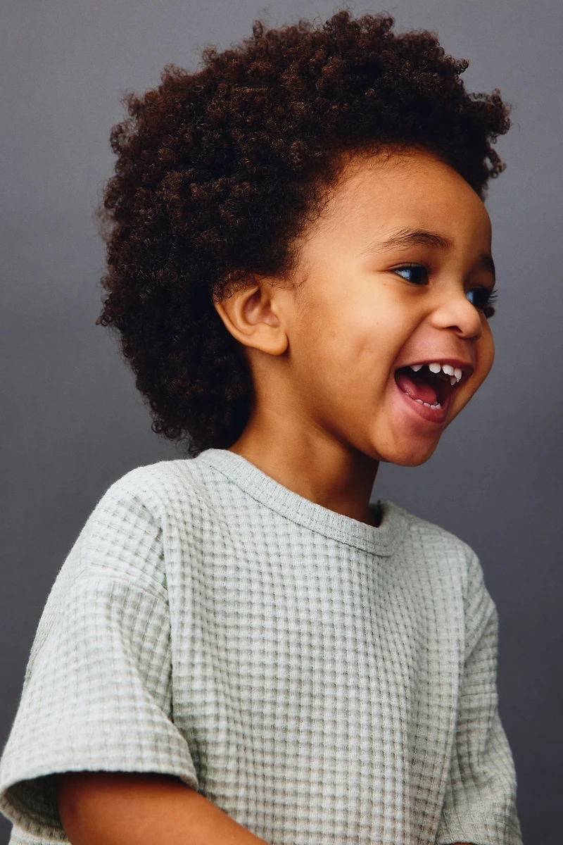 2-Piece Waffled Cotton Set