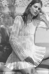 Crochet-Look Dress