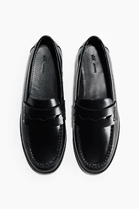 Mocassins en cuir