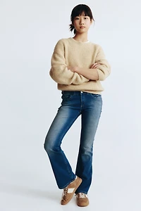 Bootcut Leg Low Jeans