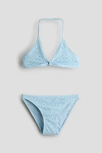3-Piece Crochet-Look Swim Set