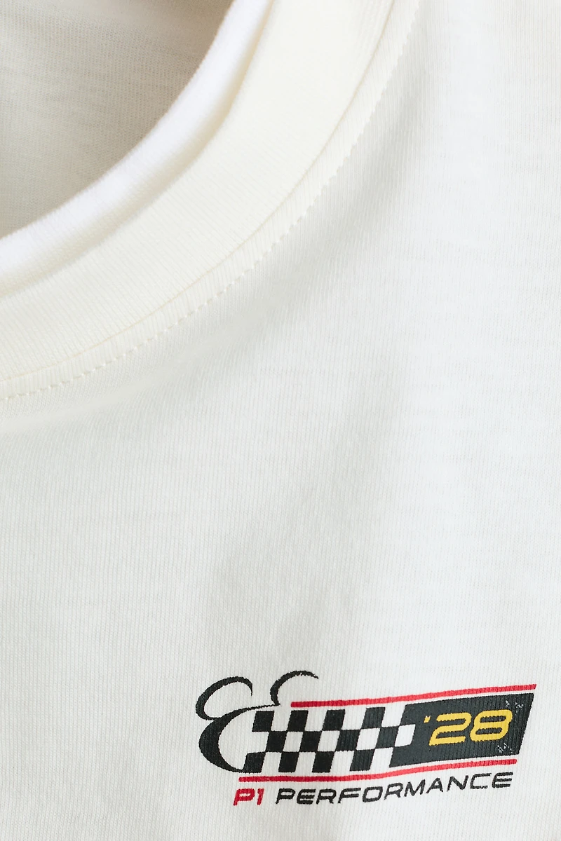 Layered-Look Printed T-Shirt