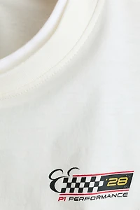 Layered-Look Printed T-Shirt