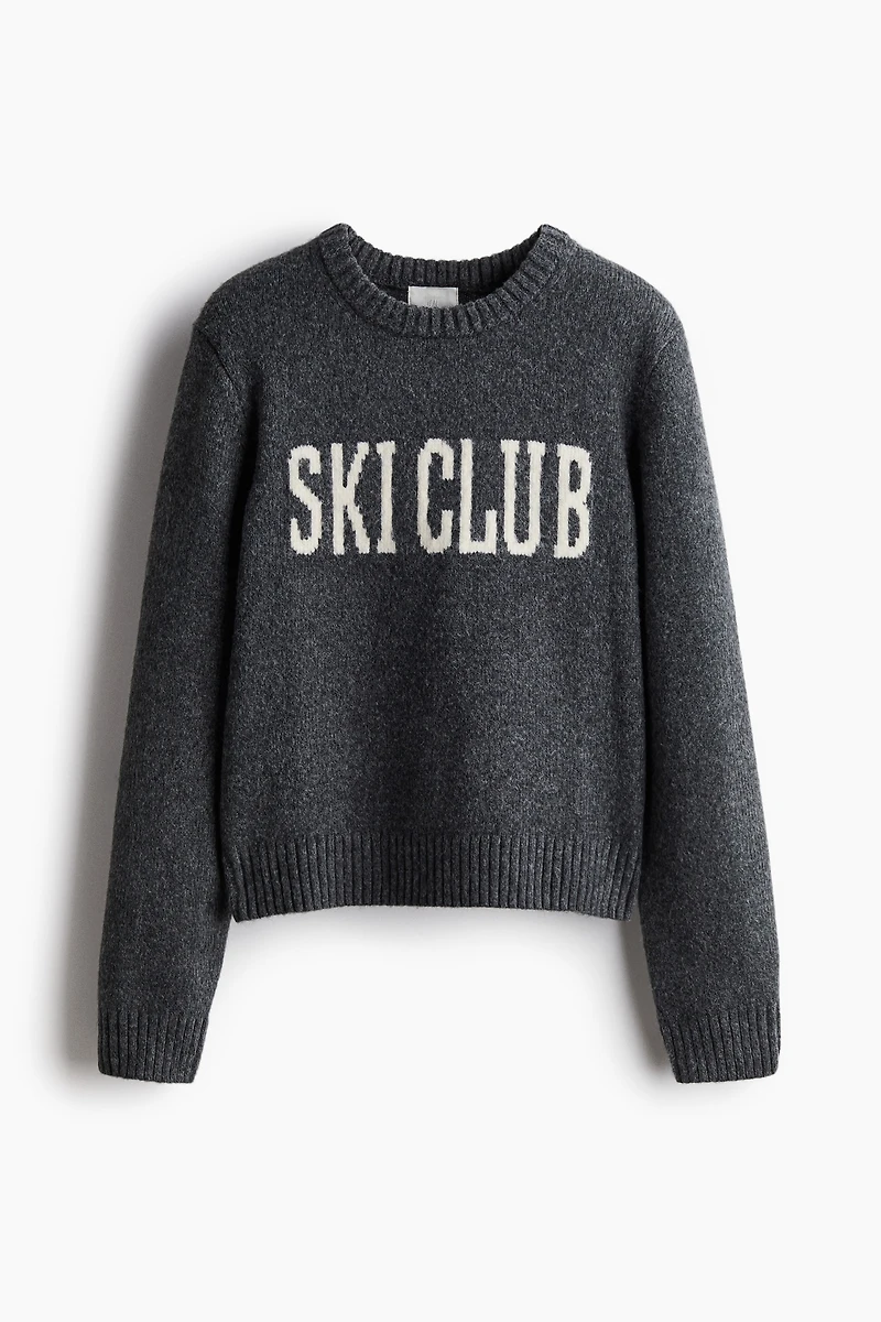 Jacquard-Knit Sweater