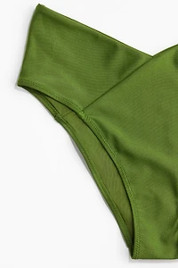 High Rise Cheeky Bikini Bottoms