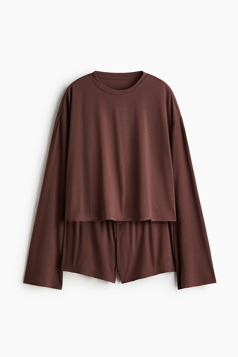 Viscose-Blend Pajamas