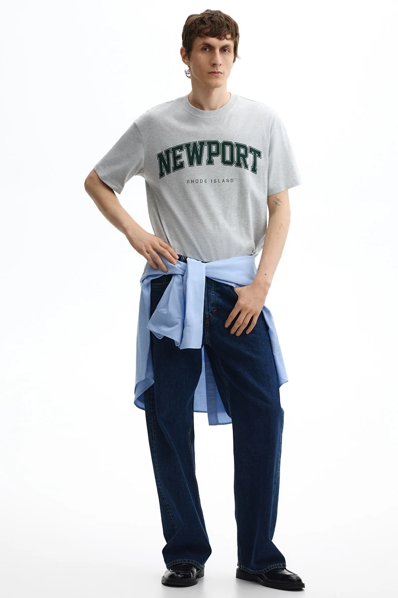 Loose-Fit Printed T-Shirt