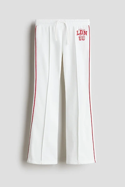 Pantalon de jogging évasé avec plis