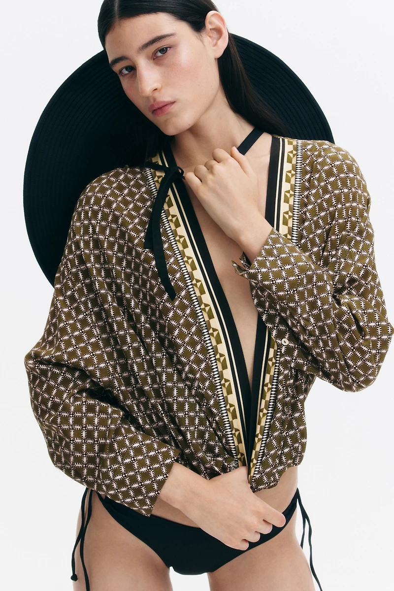 Viscose Wrap Blouse